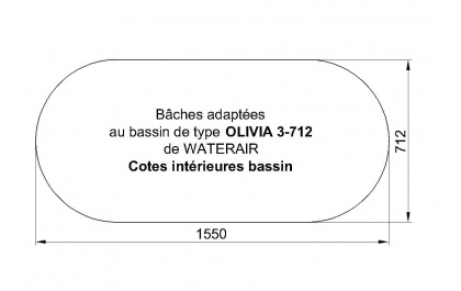 OLIVIA 3-712 Piscine Waterair