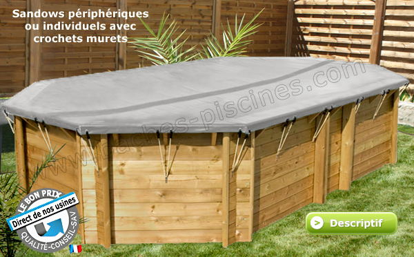 bache piscine en bois