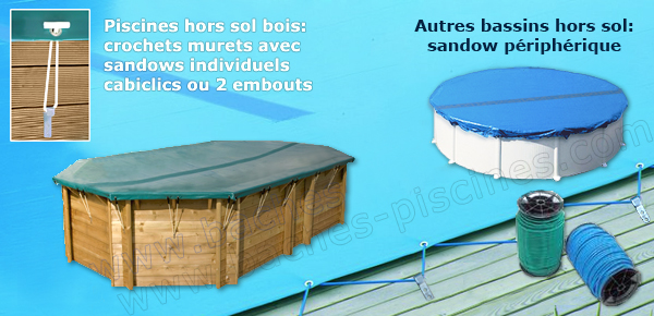 bache piscine 5m50