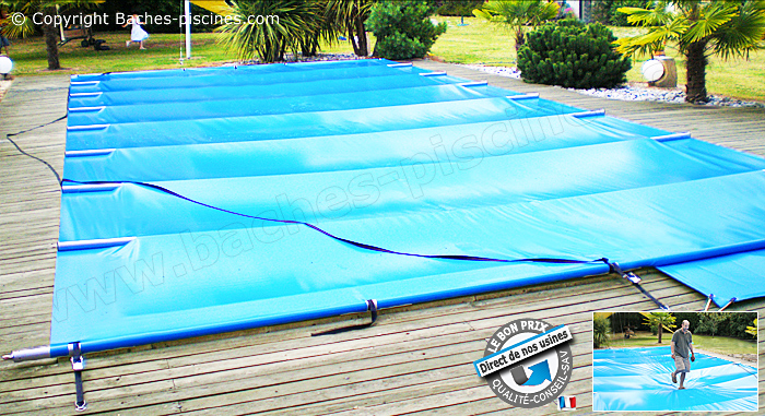bache piscine 9x6