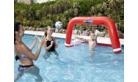 Cage waterpolo gonflable piscine