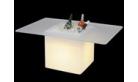 Table basse lumineuse 100x100