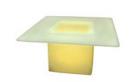 Table basse lumineuse 100x100