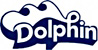 logo robot dolphin