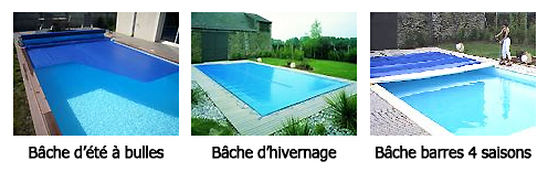 Les 3 types de bâche de piscine.