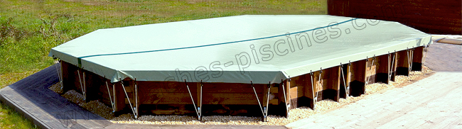 Fermeture piscine: Couverture hiver