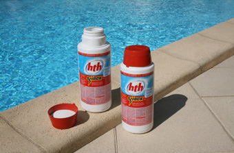 Chlore CHOC HTH pour l'ouverture de la piscine