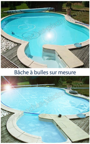 Bâche à bulles sur mesure pas cher