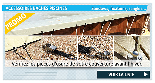 accessoires bâche piscine hiver