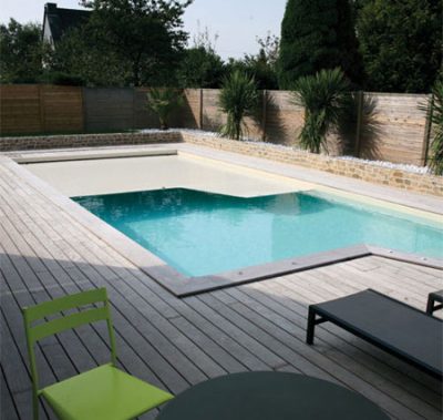 Couverture piscine chauffante innovante