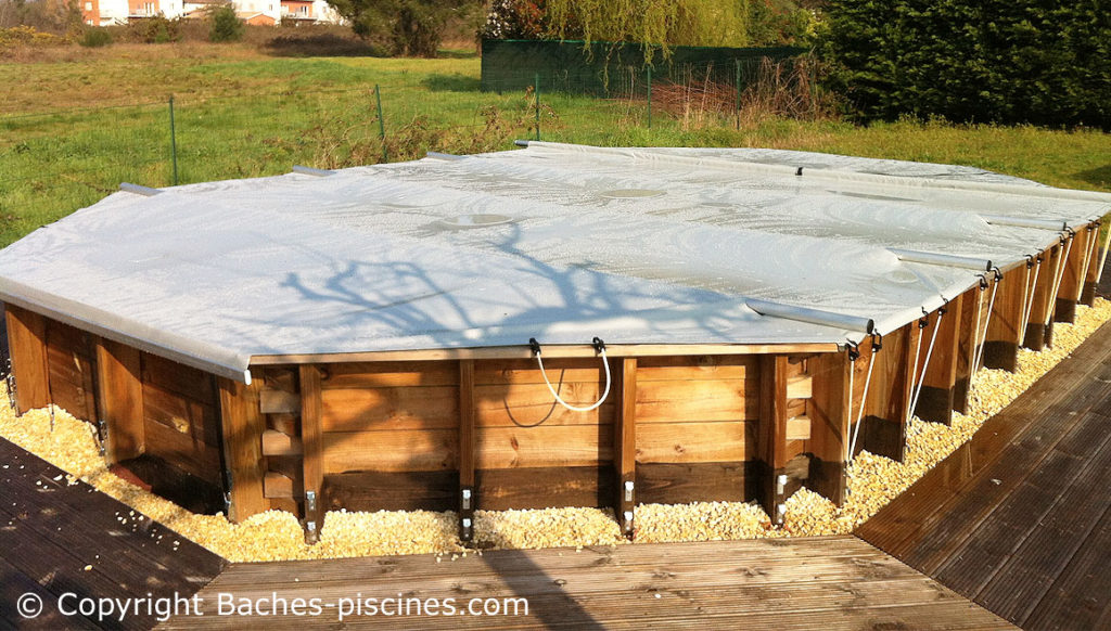 Bâche à barres piscine sur mesure MODULERE