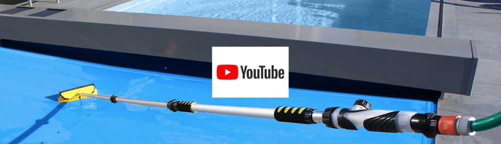 Balai nettoyage volet piscine