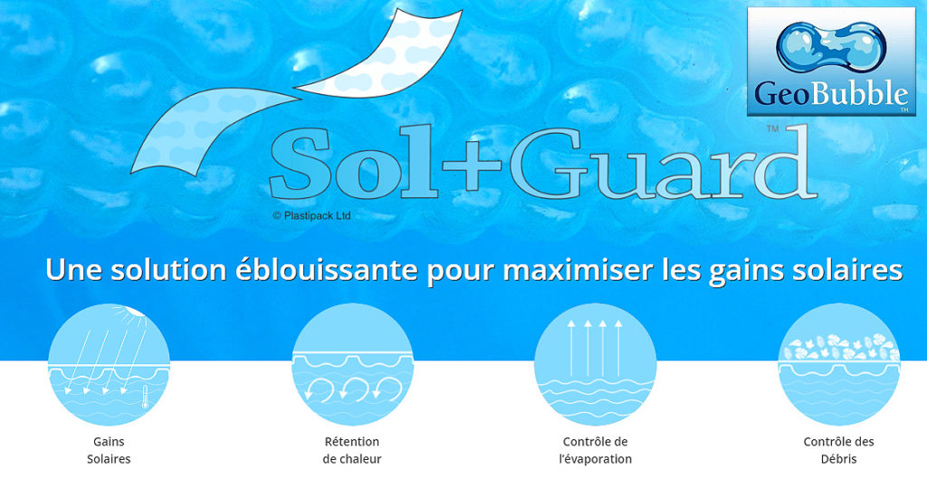 Sol+guard la couverture transparente Geobubble