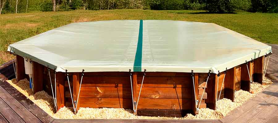 couverture piscine hors sol bois sécurité