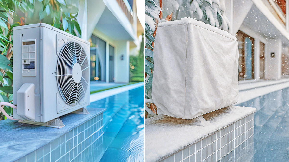 Housse De Protection Pour Pompe à Chaleur De Piscine – Tissu Oxford 210D Imperméable – Dimensions 100,8 X 85,9 X 78 Cm – Pour Extérieur - 8