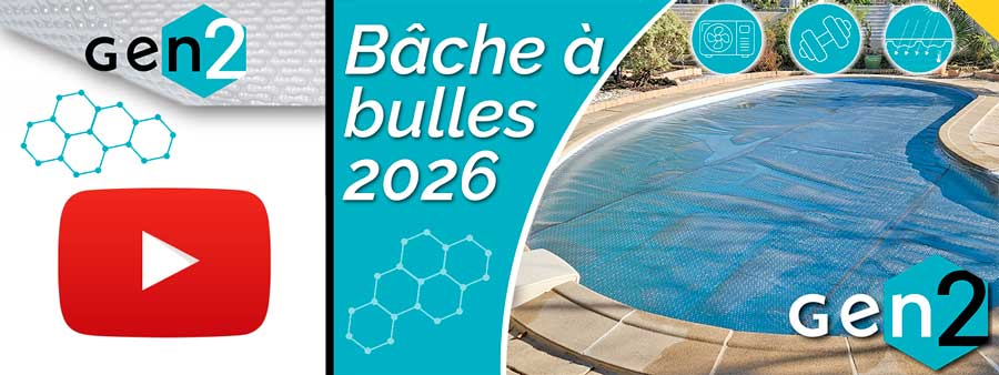 youtube bache à bulle piscine nouvelle génération graphène