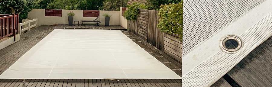 bache filet anti feuille pour piscine