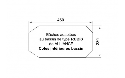 BACHE bulle rubis