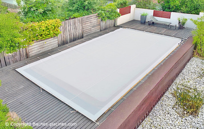 FILET rectangle bache piscine