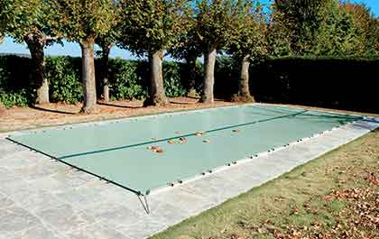 Bache hivernage piscine