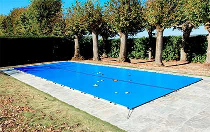 bache piscine hiver