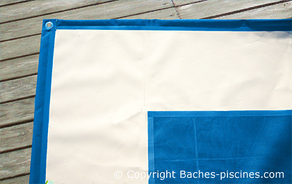 FILET COUVERTURE PISCINE BACHE BLEU