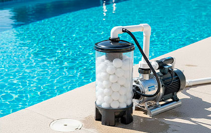 balle pour filtre piscine