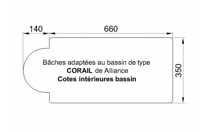 corail piscine marque alliance