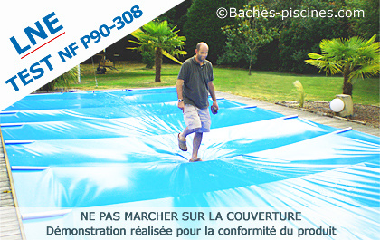 Enrouleur Automatique de bâche à barres/sécurité pour Piscine Enterrée