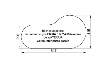 Bache adaptées EMMA 2-415 INVERSEE WATERAIR
