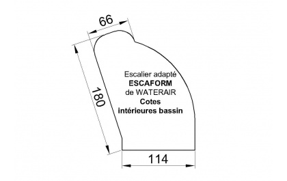 Bache pour Escalier EscaFORME Waterair