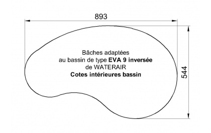 BACHE piscine eva9 inversée waterair