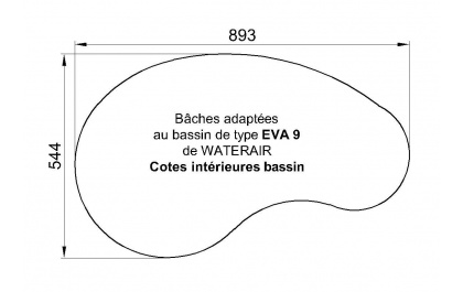 BACHE piscine eva9 waterair