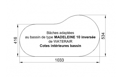 MADELEINE 10 inversée PISCINE WATERAIR