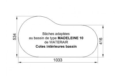 MADELEINE 10 PISCINE WATERAIR