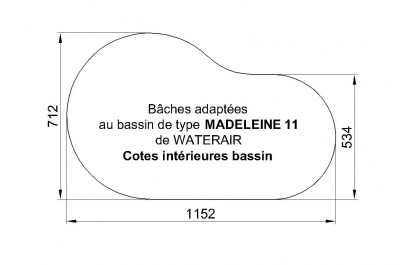 MADELEINE 11 PISCINE WATERAIR