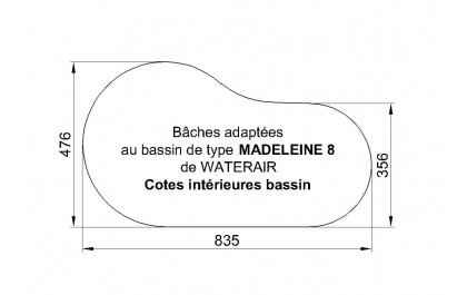 MADELEINE 8 PISCINE WATERAIR