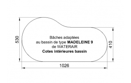 MADELEINE 9 PISCINE WATERAIR