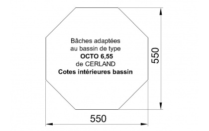 octo 655 bache Cerland piscine