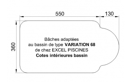 Variation 68 piscine Excell