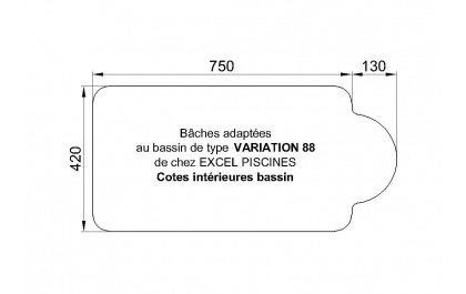 Varation 88 piscine Excell