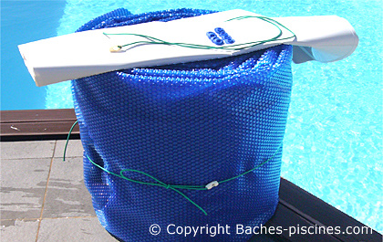 bache à bulle piscine bleu 500 microns: dark blue