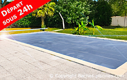 Bache piscine 10x5 bulle noire EnergyGuard