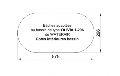 OLIVIA 1-296 Piscine Waterair