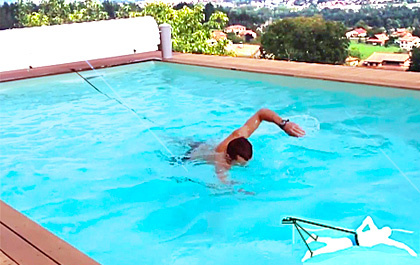 ELASTIQUE DE NAGE PISCINE