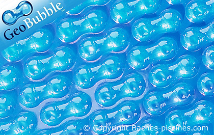 Bache été Piscine à Bulles Bleue 400 Geobubbe : devis immédiat !