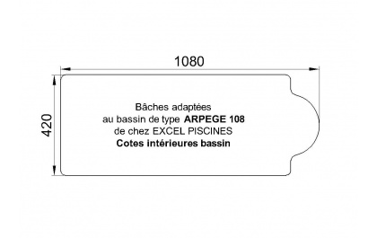 arpege 108 PISCINE excel