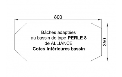 BACHE PISCINE modèle Perle Alliance