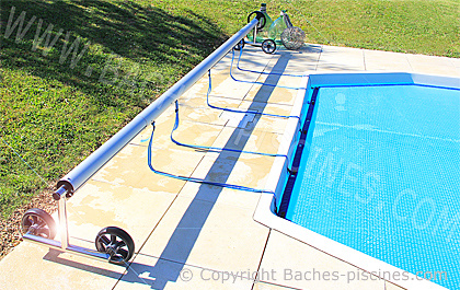 Enrouleur piscine grande longueur