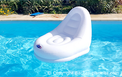 Siege piscine gonflable cocoon